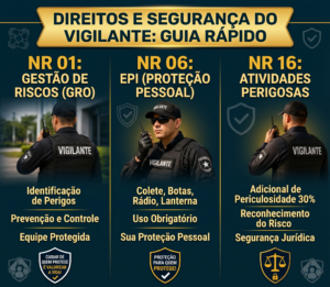 Conheça seus Direitos: NRs Essenciais para Vigilantes 🛡️